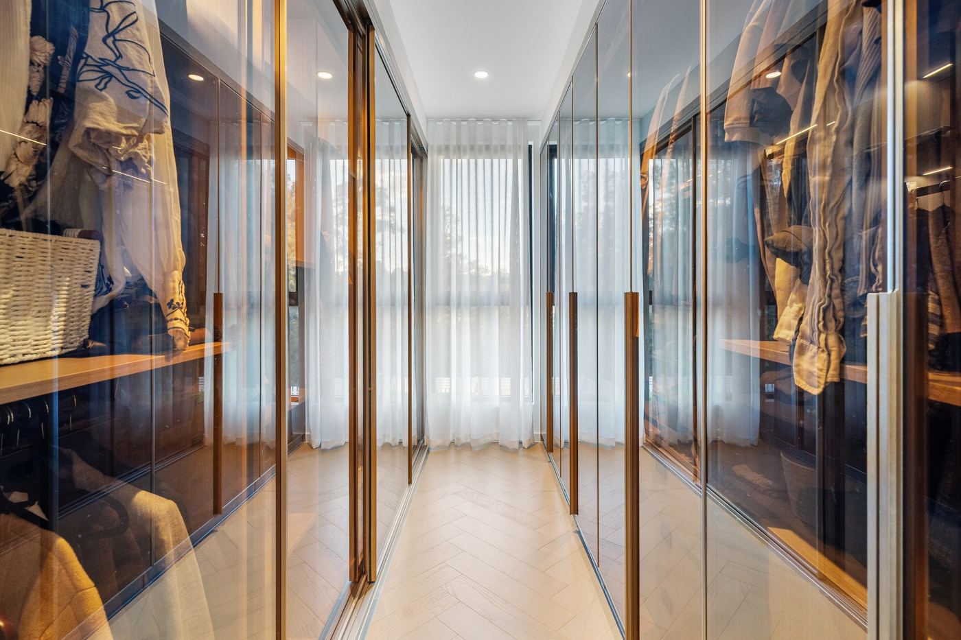 Walk-in robe joinery