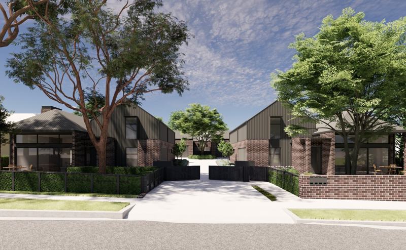 Artist impression, boutique development in Bowral