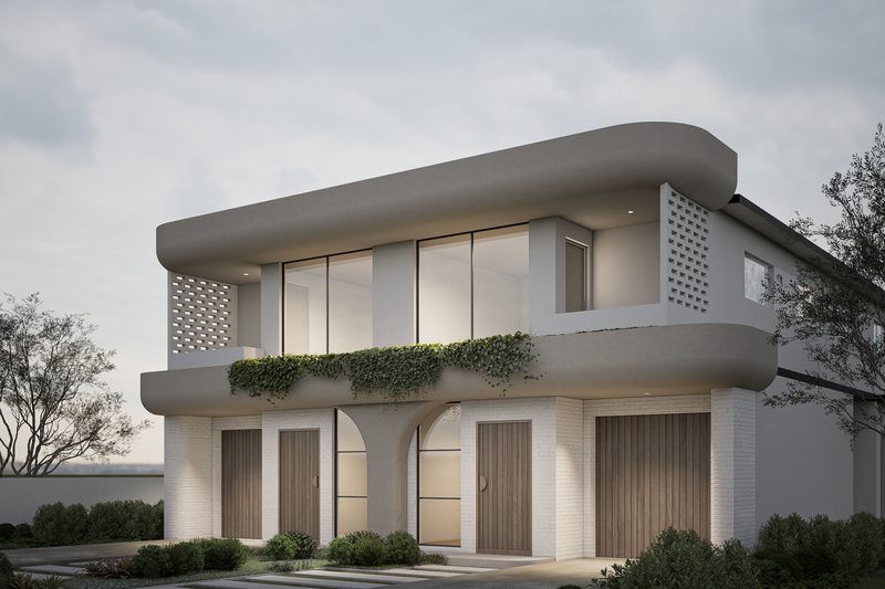 Artist impression, duplex in Caringbah