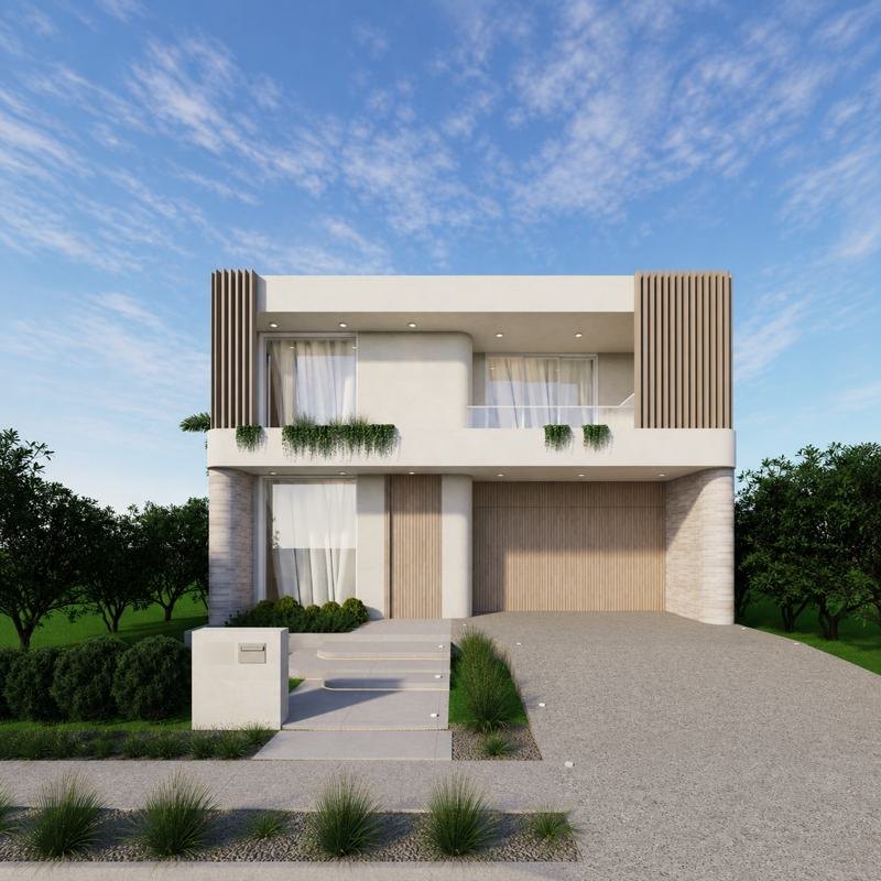 Artist impression, custom home in Gledswood Hills, second home