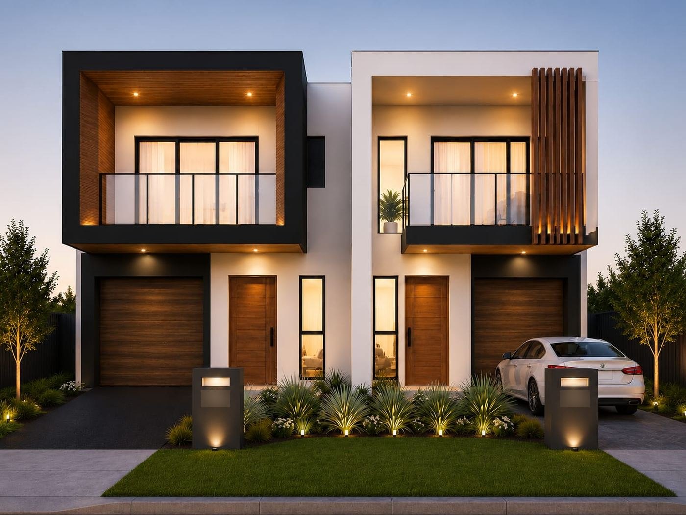 Artist impression, knock down rebuild duplex in delivery at South Wentworthville